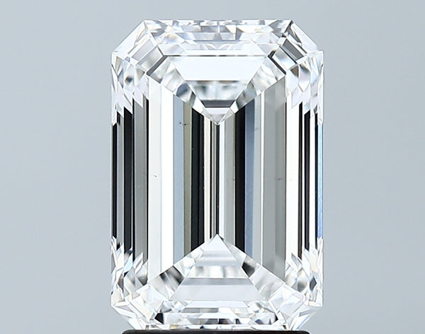 Lab-Grown 2.71 Carat Emerald Cut Diamond color E Clarity VS1 With GIA Certificate, precious stones, engagement diamonds