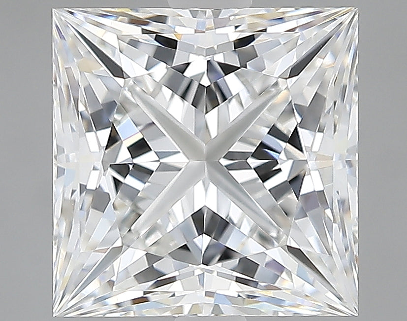 Lab-Grown 3.06 Carat Princess Cut Diamond color E Clarity VVS2, precious stones, engagement diamonds