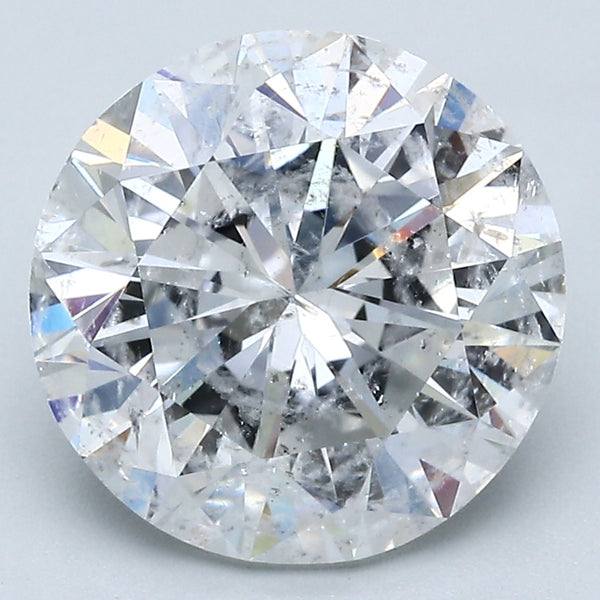 4.25 Carat Round Brilliant Natural Mined Diamond E Color I2 Clarity With GIA Certificate, natural diamonds, precious stones, engagement diamonds
