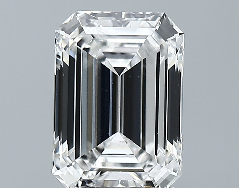 Lab-Grown 2.00 Carat Emerald Cut Diamond color E Clarity VS1, precious stones, engagement diamonds