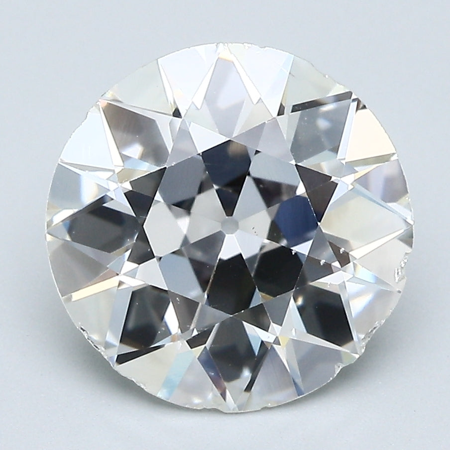 3.47 Carat Old European Cut Natural Mined Diamond H Color SI1 Clarity With GIA Certificate, natural diamonds, precious stones, engagement diamonds