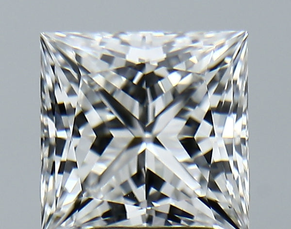 Lab-Grown 3.14 Carat Princess Cut Diamond color E Clarity VVS2 With GIA Certificate, precious stones, engagement diamonds