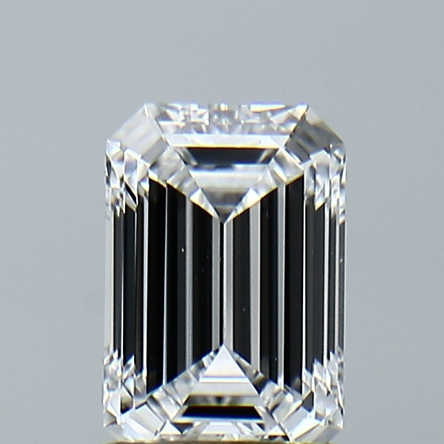 Lab-Grown 1.32 Carat Emerald Cut Diamond color E Clarity VVS2, precious stones, engagement diamonds