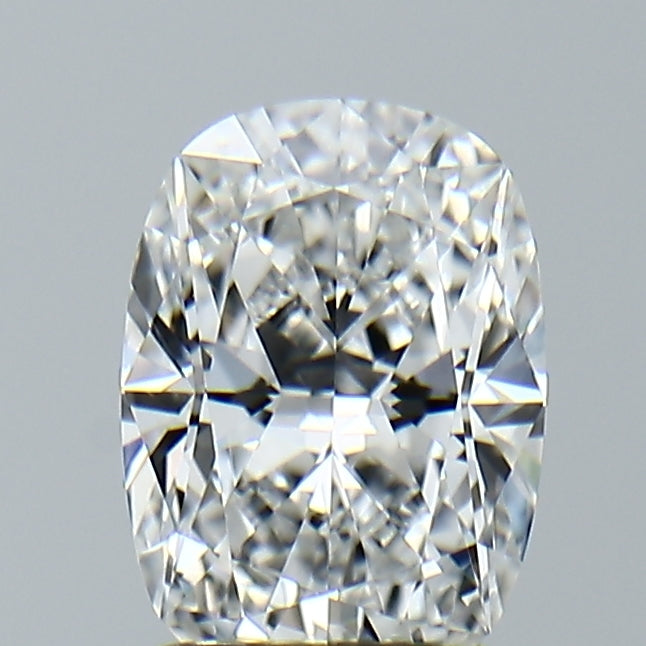 Lab-Grown 1.68 Carat Cushion Brilliant Diamond color E Clarity VVS1, precious stones, engagement diamonds