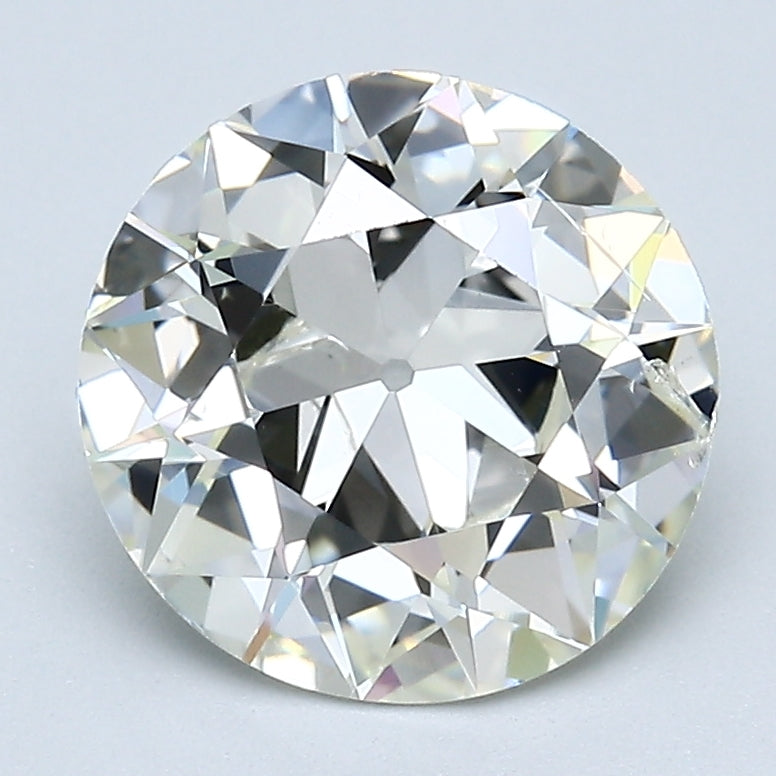 2.80 Carat Old European Cut Natural Mined Diamond L Color I1 Clarity With GIA Certificate, natural diamonds, precious stones, engagement diamonds