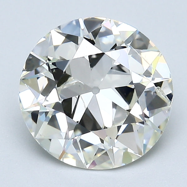 2.80 Carat Old European Cut Natural Mined Diamond L Color I1 Clarity With GIA Certificate, natural diamonds, precious stones, engagement diamonds