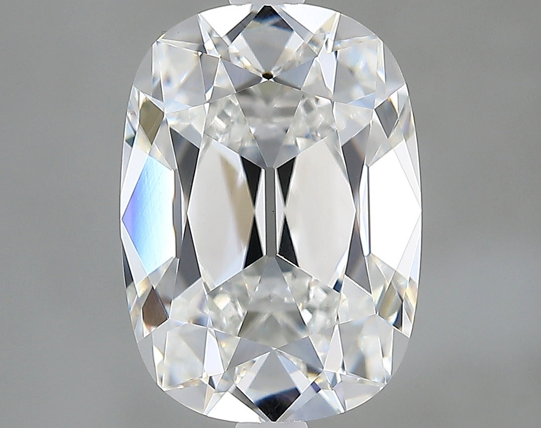 Lab-Grown 3.19 Carat Antique Cushion Cut Diamond color E Clarity VVS2, precious stones, engagement diamonds