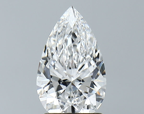 Lab-Grown 1.65 Carat Pear Shape Diamond color D Clarity VVS1 With GIA Certificate, precious stones, engagement diamonds