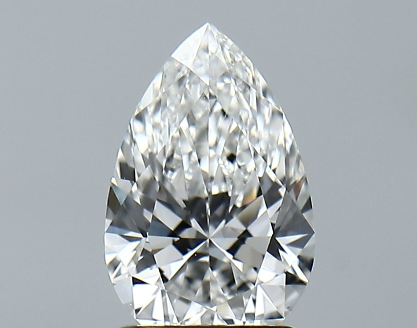 Lab-Grown 1.51 Carat Pear Shape Diamond color E Clarity VVS2, precious stones, engagement diamonds