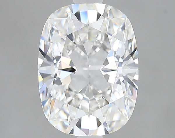 Lab-Grown 2.18 Carat Cushion Modified Brilliant Cut Diamond color E Clarity VVS2, precious stones, engagement diamonds