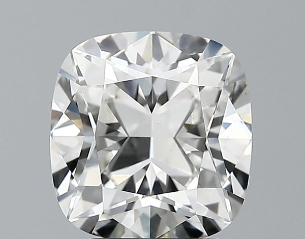 Lab-Grown 2.68 Carat Cushion Modified Brilliant Cut Diamond color I Clarity VS1 With GIA Certificate, precious stones, engagement diamonds