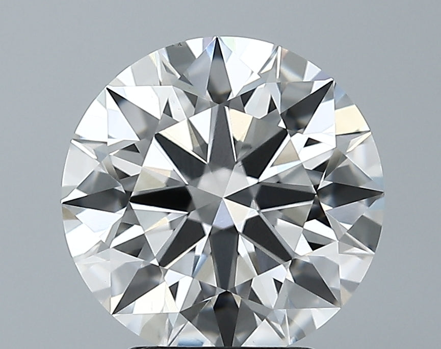 Lab-Grown 3.38 Carat Round Brilliant Diamond color F Clarity VS1 With GIA Certificate, precious stones, engagement diamonds
