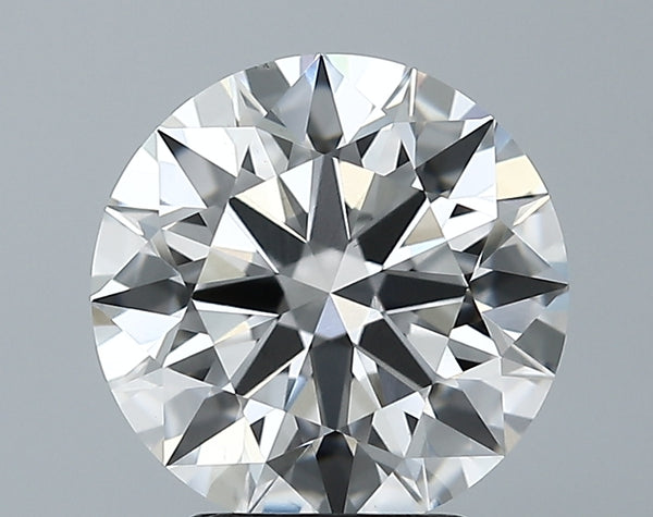 Lab-Grown 3.38 Carat Round Brilliant Diamond color F Clarity VS1 With GIA Certificate, precious stones, engagement diamonds