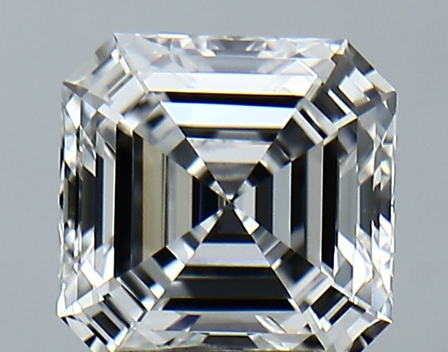 Lab-Grown 2.05 Carat Asscher Cut Diamond color E Clarity VVS2, precious stones, engagement diamonds