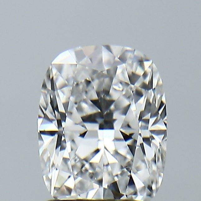 Lab-Grown 1.56 Carat Cushion Brilliant Diamond color E Clarity VVS2, precious stones, engagement diamonds