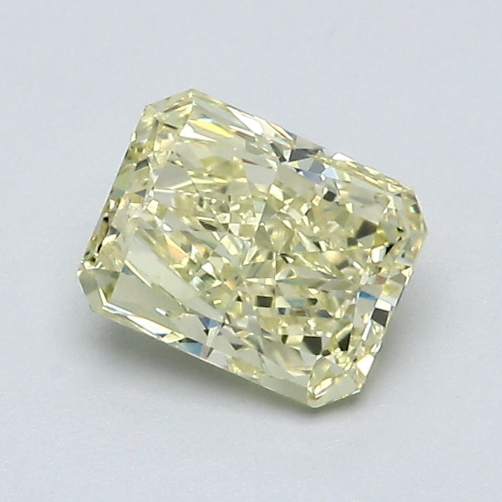 1.03 Carat Radiant Cut Natural Mined Diamond Fancy Light  Yellow Color VS1 Clarity With GIA Certificate, natural diamonds, precious stones, engagement diamonds