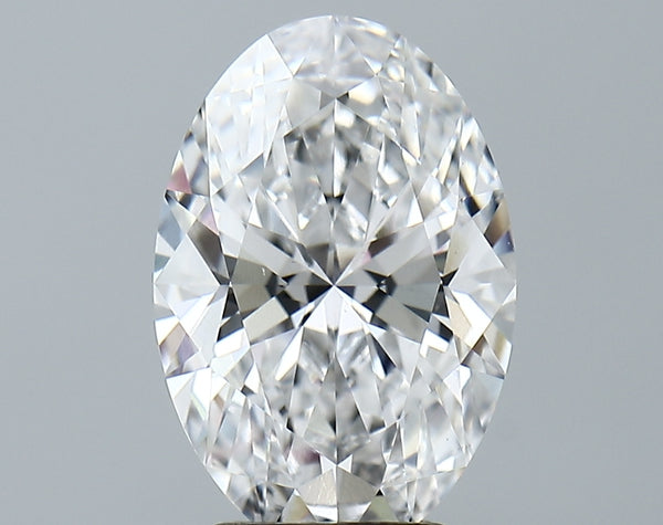 Lab-Grown 3.65 Carat Oval Shape Diamond color D Clarity VS1, precious stones, engagement diamonds