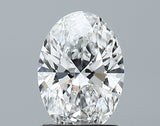 Lab-Grown 1.08 Carat Oval Shape Diamond color E Clarity VVS2 With GIA Certificate, precious stones, engagement diamonds