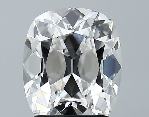 Lab-Grown 2.49 Carat Antique Cushion Cut Diamond color E Clarity VS1 With GIA Certificate, precious stones, engagement diamonds