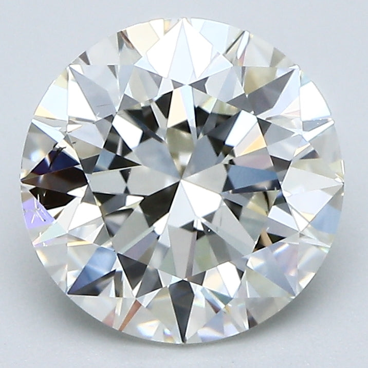 2.50 Carat Round Brilliant Natural Mined Diamond J Color SI1 Clarity With GIA Certificate, natural diamonds, precious stones, engagement diamonds