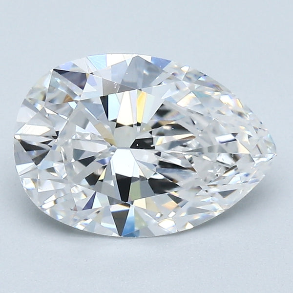 2.10 Carat Pear Shape Natural Mined Diamond E Color VS2 Clarity With GIA Certificate, natural diamonds, precious stones, engagement diamonds