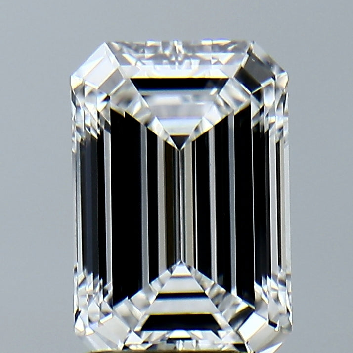Lab-Grown 2.62 Carat Emerald Cut Diamond color E Clarity VVS2, precious stones, engagement diamonds