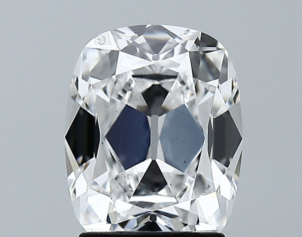 Lab-Grown 2.24 Carat Antique Cushion Cut Diamond color E Clarity VS2 With GIA Certificate, precious stones, engagement diamonds