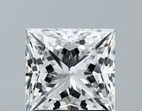 Lab-Grown 1.37 Carat Princess Cut Diamond color E Clarity VVS2 With GIA Certificate, precious stones, engagement diamonds