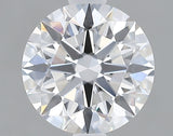 Lab-Grown 1.54 Carat Round Brilliant Diamond color D Clarity VVS1 With GIA Certificate, precious stones, engagement diamonds