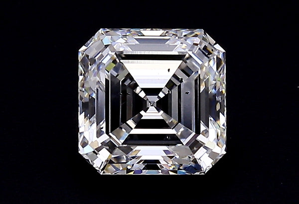 Lab-Grown 2.67 Carat Asscher Cut Diamond color D Clarity SI2 With GIA Certificate, precious stones, engagement diamonds