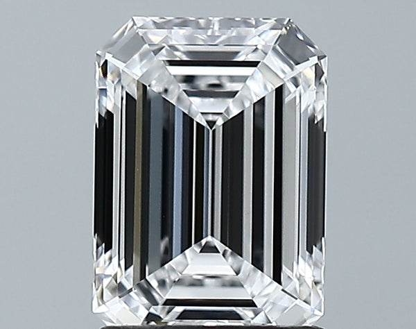 Lab-Grown 1.65 Carat Emerald Cut Diamond color D Clarity VVS1 With GIA Certificate, precious stones, engagement diamonds