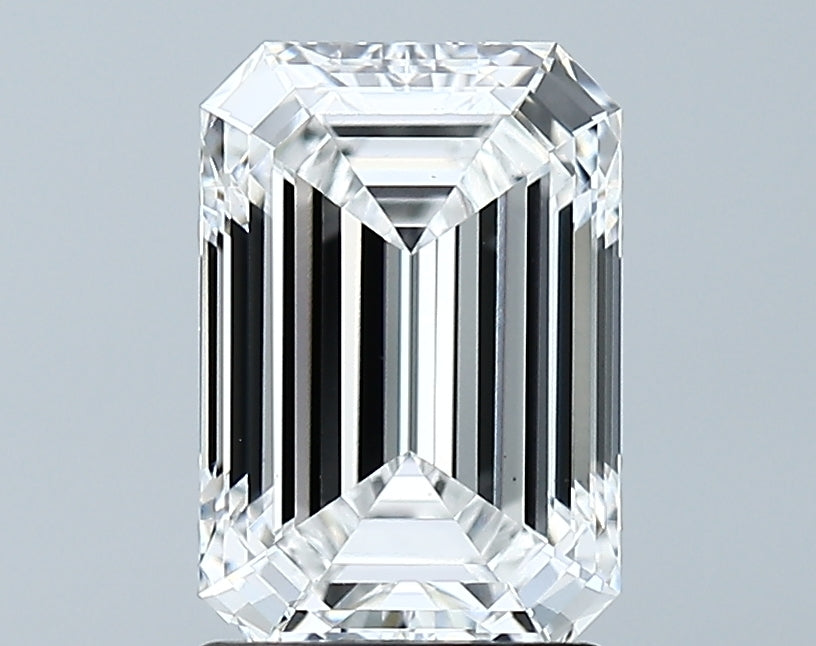Lab-Grown 2.07 Carat Emerald Cut Diamond color D Clarity VS2 With GIA Certificate, precious stones, engagement diamonds