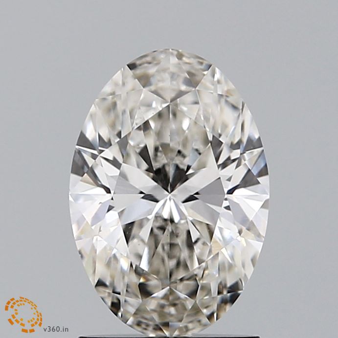 Lab-Grown 1.57 Carat Oval Shape Diamond color H Clarity VVS2 With GIA Certificate, precious stones, engagement diamonds