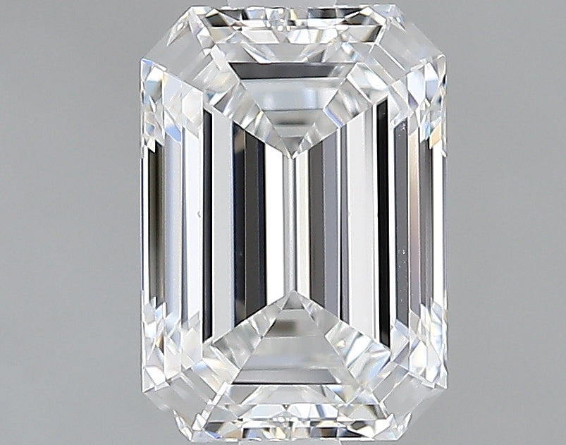 Lab-Grown 1.50 Carat Emerald Cut Diamond color D Clarity VS1, precious stones, engagement diamonds