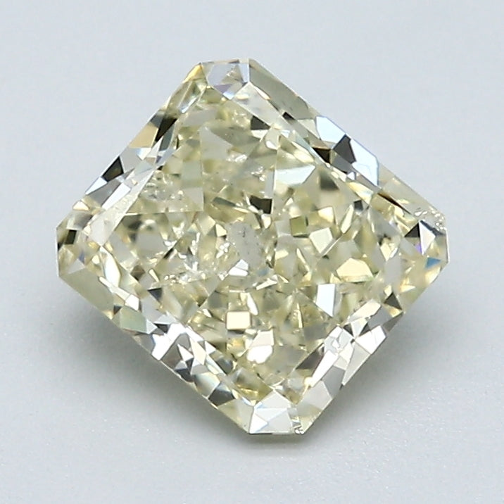 1.31 Carat Radiant Cut Natural Mined Diamond Fancy Light Brownish Yellow Color I1 Clarity With GIA Certificate, natural diamonds, precious stones, engagement diamonds