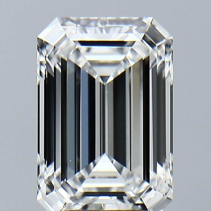 Lab-Grown 3.07 Carat Emerald Cut Diamond color D Clarity VVS2, precious stones, engagement diamonds