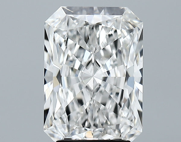 Lab-Grown 3.37 Carat Radiant Cut Diamond color E Clarity VVS2 With GIA Certificate, precious stones, engagement diamonds