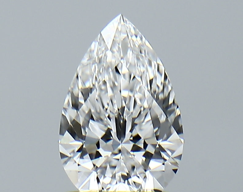 Lab-Grown 1.23 Carat Pear Shape Diamond color D Clarity IF, precious stones, engagement diamonds