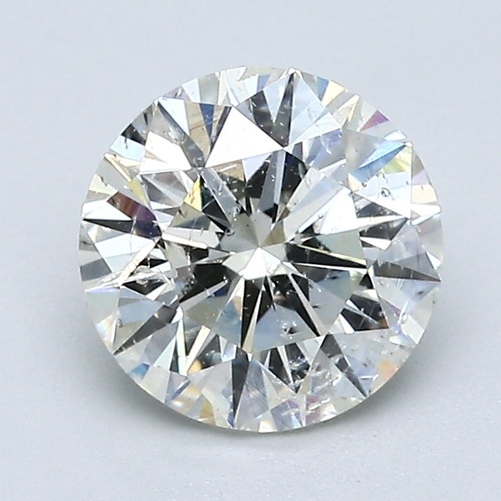 1.52 Carat Round Brilliant Natural Mined Diamond L Color I1 Clarity With GIA Certificate, natural diamonds, precious stones, engagement diamonds