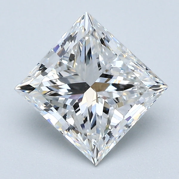 1.56 Carat Princess Cut Natural Mined Diamond F Color SI1 Clarity With GIA Certificate, natural diamonds, precious stones, engagement diamonds