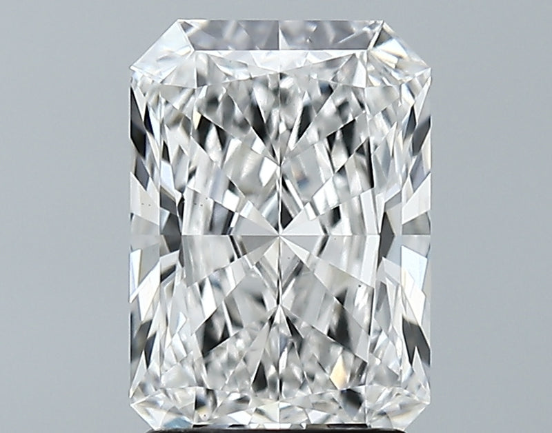 Lab-Grown 2.23 Carat Radiant Cut Diamond color F Clarity VS2 With GIA Certificate, precious stones, engagement diamonds