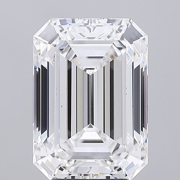 Lab-Grown 5.21 Carat Emerald Cut Diamond color E Clarity VS1 With GIA Certificate, precious stones, engagement diamonds