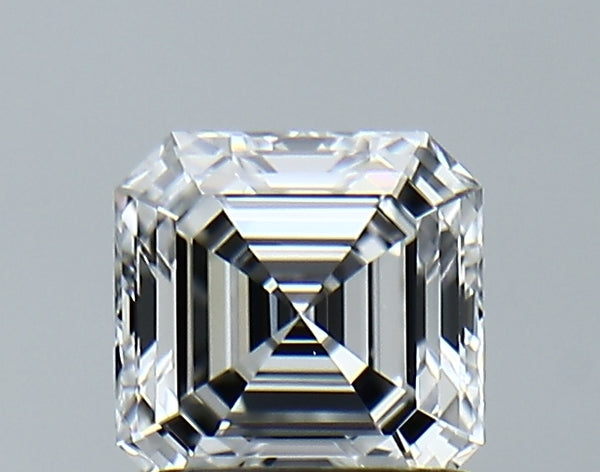 Lab-Grown 1.12 Carat Asscher Cut Diamond color E Clarity VVS1, precious stones, engagement diamonds
