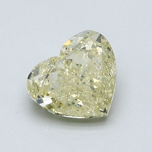 1.00 Carat Heart Shape Natural Mined Diamond Fancy  Yellow Color I1 Clarity With GIA Certificate, natural diamonds, precious stones, engagement diamonds