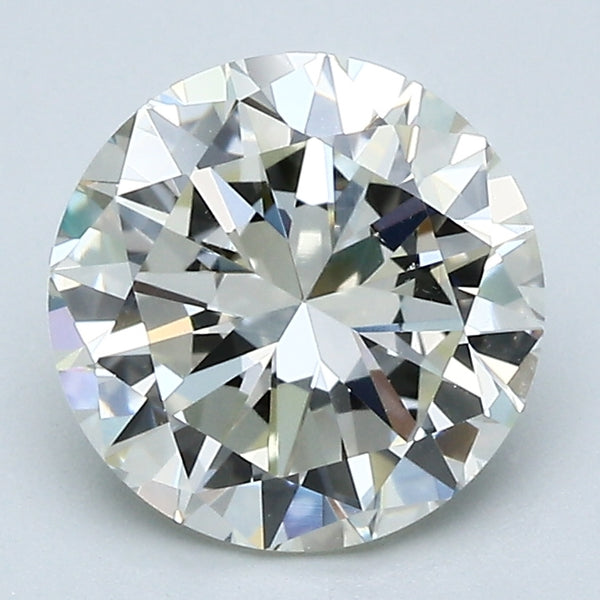 2.51 Carat Round Brilliant Natural Mined Diamond K Color SI1 Clarity With GIA Certificate, natural diamonds, precious stones, engagement diamonds