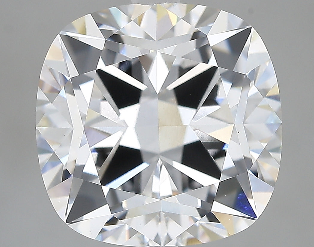 Lab-Grown 5.26 Carat Square Cushion Cut Diamond color E Clarity VVS2, precious stones, engagement diamonds