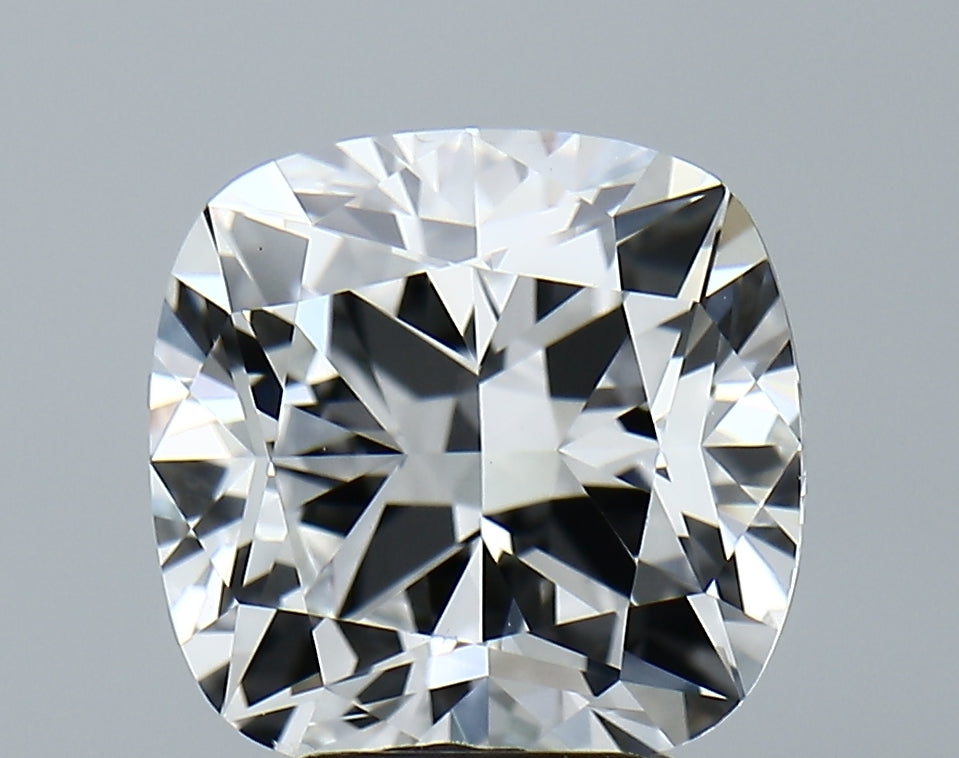 Lab-Grown 4.34 Carat Square Cushion Cut Diamond color E Clarity VVS2, precious stones, engagement diamonds