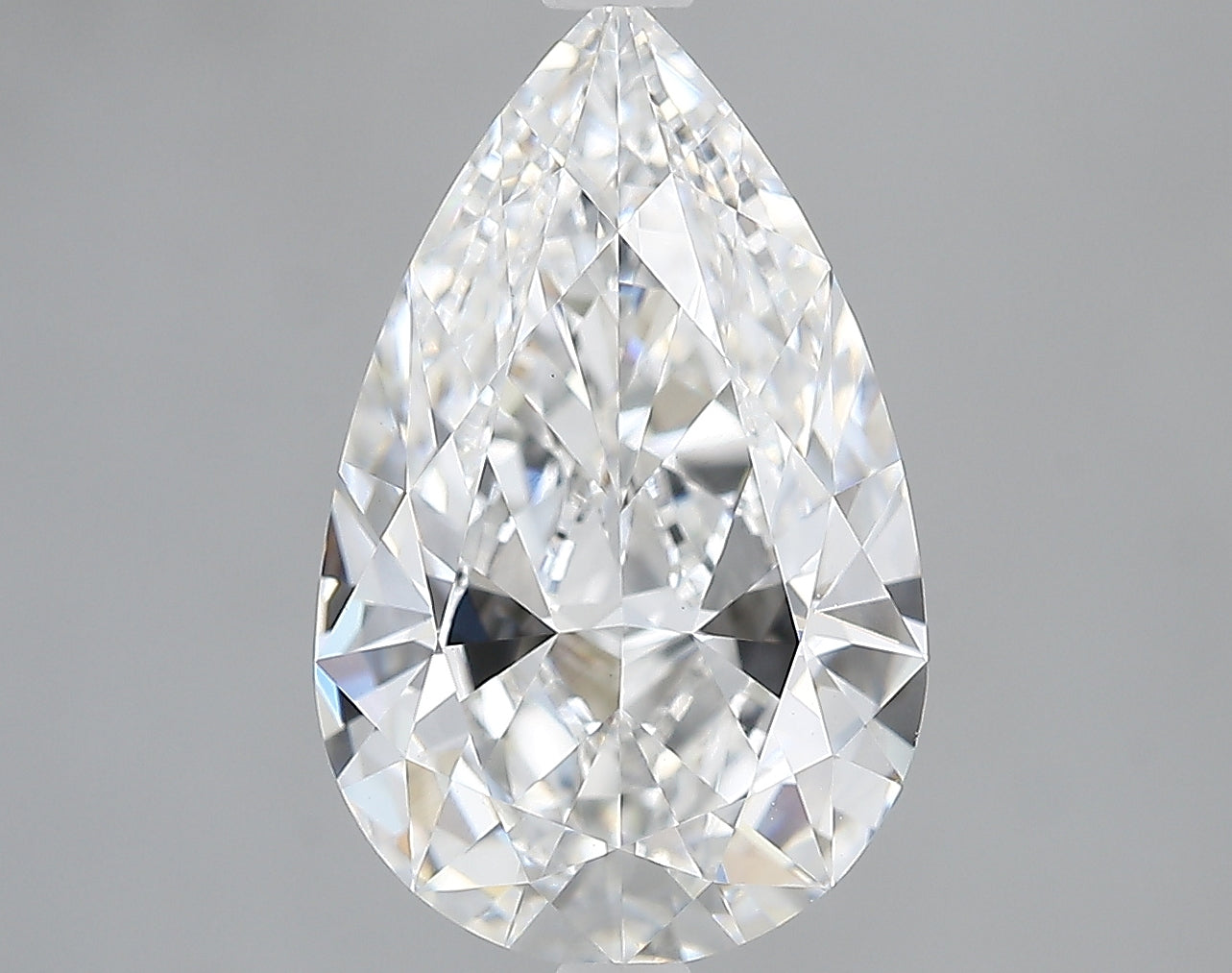 Lab-Grown 2.73 Carat Pear Shape Diamond color E Clarity VVS2, precious stones, engagement diamonds