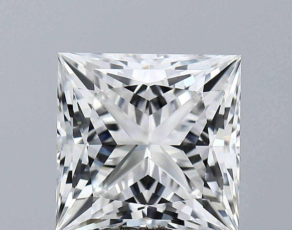 Lab-Grown 5.03 Carat Princess Cut Diamond color E Clarity VVS2 With GIA Certificate, precious stones, engagement diamonds