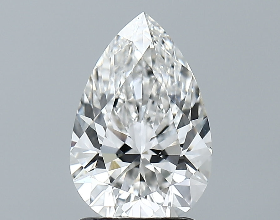 Lab-Grown 1.71 Carat Pear Shape Diamond color F Clarity VS1 With GIA Certificate, precious stones, engagement diamonds